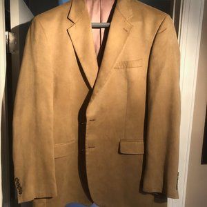 Men's Sport Coat - Tan - 44L - Chaps